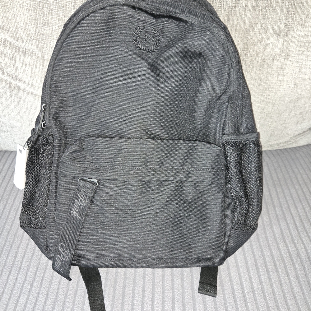 PINK Victoria's Secret Black Compact Everyday Backpack
